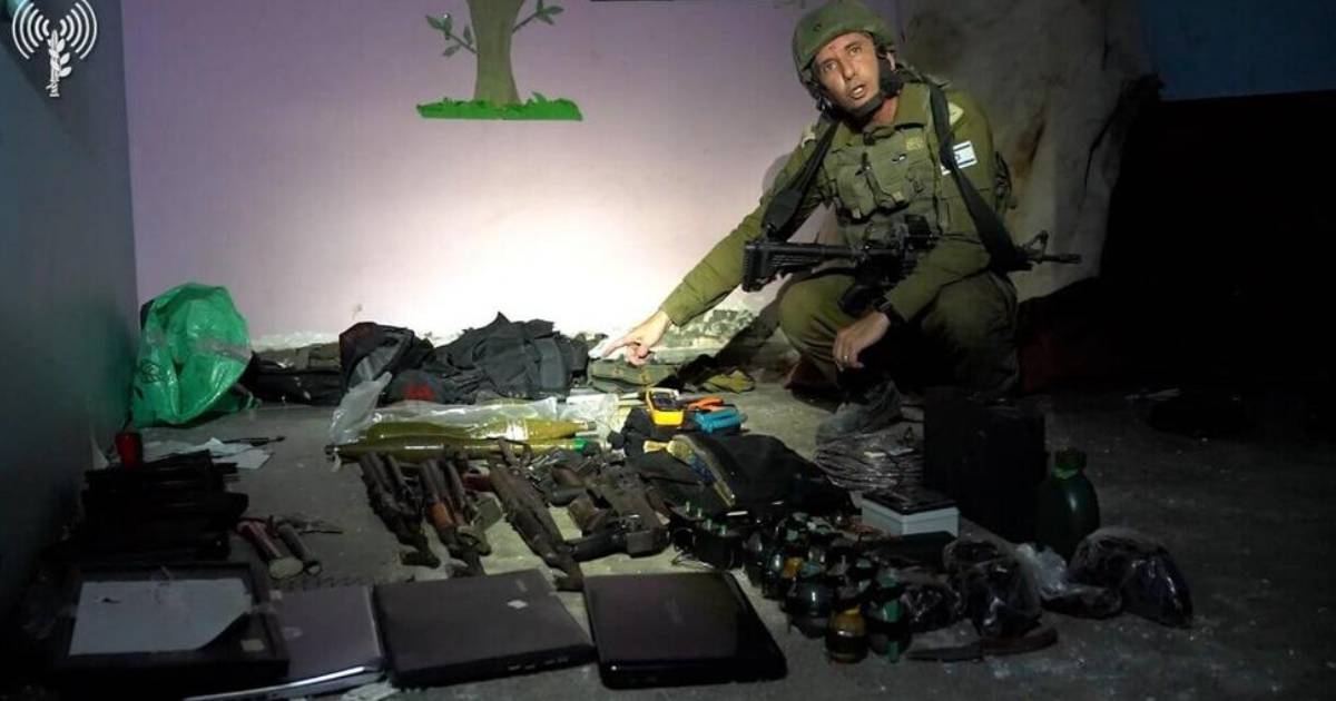 Israeli military finds more weapons hidden in children's rooms